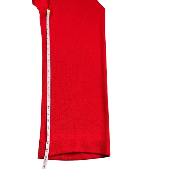 St. John Collection Red Santana Knit Button Front Blazer 
Jacket Pants Suit - Picture 15 of 17